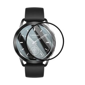 Phim bảo vệ bằng sợi thủy tinh mềm 3D For Xiaomi Watch S3 Full Cong Bảo vệ màn hình Xiaomi S3 Phụ kiện đồng hồ thông minh