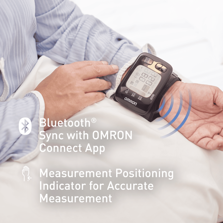 Omron Blood Pressure Monitor BPM Machine Automatic Digital Wrist Type ...