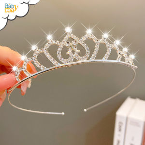 Mahkota Premium Anak Perempuan Princess Hijab Ulang Tahun Karnaval / Aksesoris Rambut Bando Korea Mutiara Berkilau