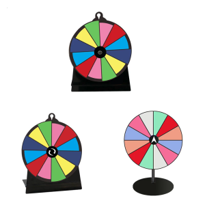 Tabletop Prize Turntable Wheel Prize Game Turntable Lucky Draws Roulette Wheel for Party Gatherings Carnivals Tradeshow