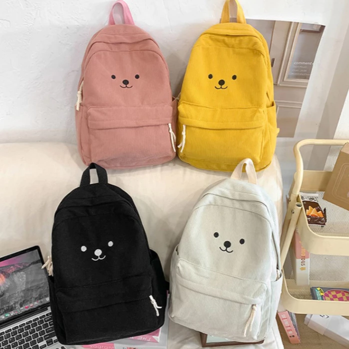Mismi Yelan Bag Tas Ransel Wanita Korea Cute School Backpack Tas