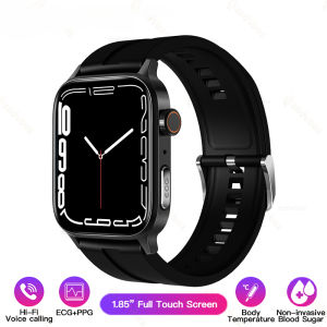 ECG+PPG Painless Non-Invasive Blood Glucose Smart Watch Mens Healthy Blood Pressure Exercise Smart Watches Blood Glucose Meter