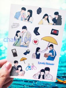 พร้อมส่ง! สติกเกอร์  DICUT บยอน อูซอก (Byeon Woo Seok) และ Lovely Runner: ขนาด A6 *มีเก็บเงินปลายทาง