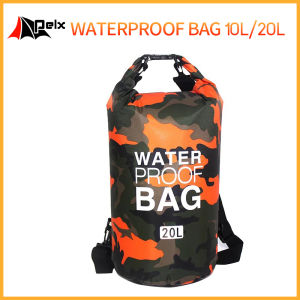 Waterproof bucket Bag Ocean Pack 10L/15L/20L/30L Dry Bag Sling Shoulder Backpack Outdoor travel Camouflage bags