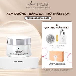 [Date 08.2027] Kem dưỡng da trắng sáng Sakura Spots Care Brightening Cream 45g