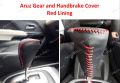 Perodua Leather Gear Cover Handbrake Cover Alza 2022 Myvi 2022 Facelift Myvi 2018 Gen3 Bezza Axia Aruz Alza2022 Accessories Bezza Gear Knob Cover. 