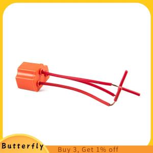 Butterfly ซ็อกเก็ตไฟหน้าซ็อกเก็ตหลอดไฟแบบสามปลั๊กเซรามิก H4