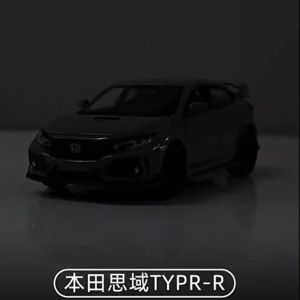 PfiSo. 1:32 Honda Civic Type R Diecast Alloy Model Car Toy Miniature Cars For Boys Vehicle Toys For Kids Birthday Gift