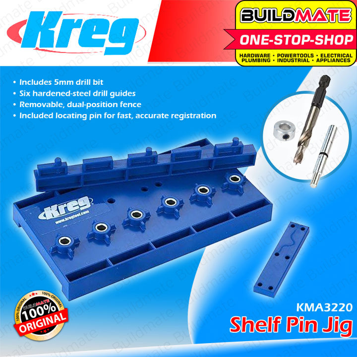KREG Shelf Pin Jig KMA3220 5mm BUILDMATE Lazada PH