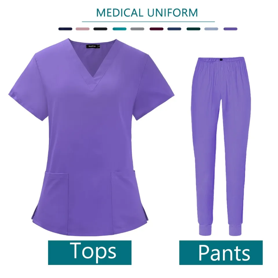 Wholesale beautiful designed nursing scrubs In Different Colors And Designs  