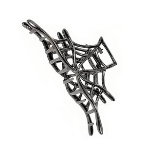 Practical Metal Hair Claw Clip With Unique Spiders Web Design For Women Fashion Hair Accessory For Home Office Party