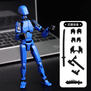 Bercetak Lucky 3D Printed Action Figure Multi-jointed Robot