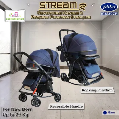 Stroller Kereta Dorong Pliko Stream R 397 Reversible Handle Ayun
