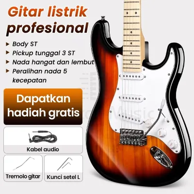 Benston Music- Gitar Elektrik Gitar Elektrik Anak Dan Dewasa Gitar Elektrik Pemula Gitar Elektrik Rock Gitar Elektrik Profesional