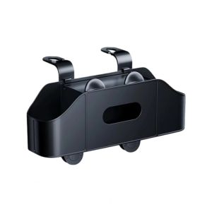 LOVELY HUT With Cup Holder Car Backseat Organizer With Tissue Box Hanging Hook Headrest Hanging Storage Box Convenient Multifunctional Automotive Storage Rack Automotive Use