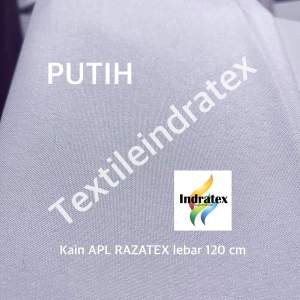 ( per 1 roll ) Kain furing ASAHI APL RAZATEX gulung gulungan lebar 120 cm bahan furing lapisan baju dress gamis koko brukat tile satin lapisan dalam tas schrunchie schruncie craft hiasan kerajinan tangan dekorasi dekor kantong celana kain tipis menerawang