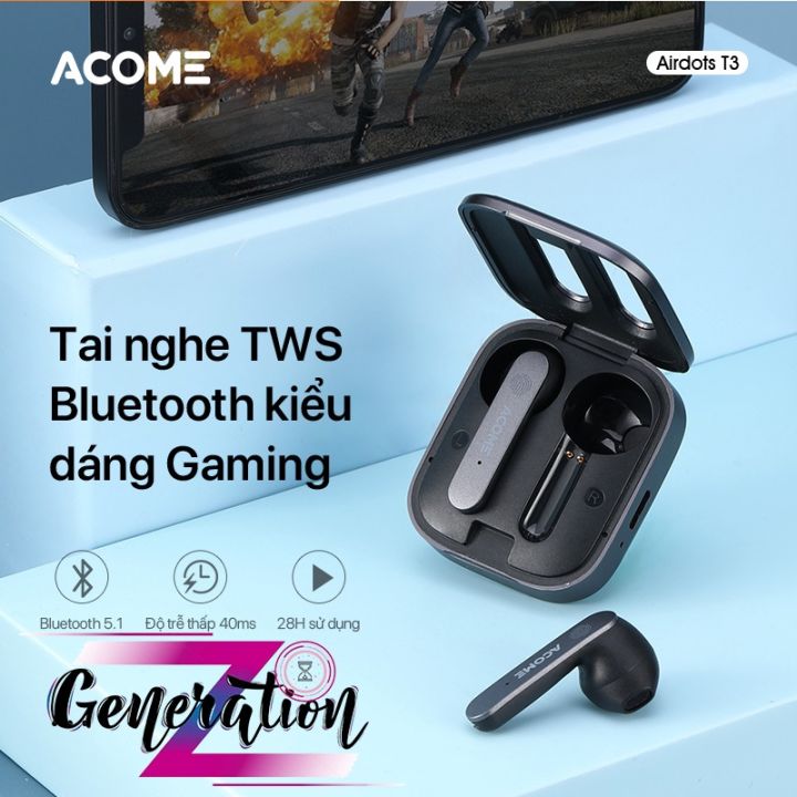Tai Nghe Bluetooth ACOME Airdots T3 Kiểu Dáng Gaming | Lazada.vn