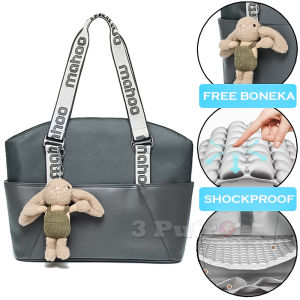 Tas Laptop Shoulder Bag Wanita Multifungsi Kapasitas Besar 13" - 14" inchi - 3Putra - Mahoo Rabbit