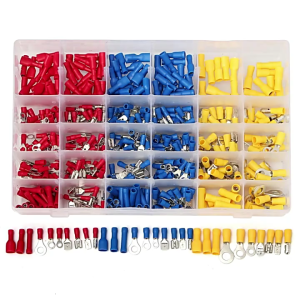 200pcs PVC Insulated Crimp Terminals Insulated Wire Terminals Electrical Connectors Upgrades for Secure Wiring Solution
