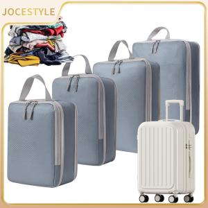 4 Set Travel Toiletry Bags Lightweight Travel Packing Organizer Waterproof Luggage Packing Organizer for Men & Women Organizing Clothes
