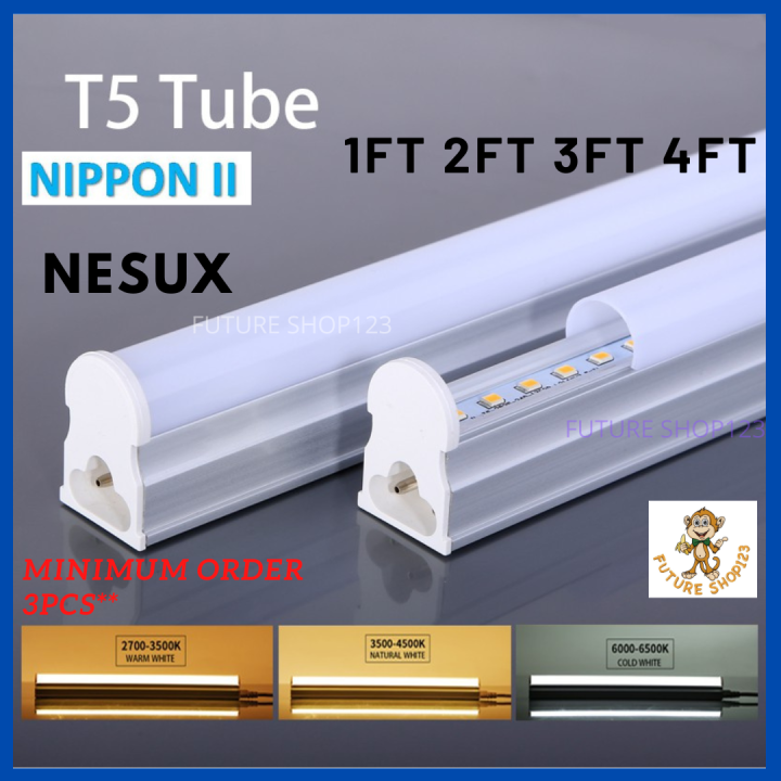 Super Bright NIPPONII NESUX T5 Led Tube Light Complete Set 1FT 2FT