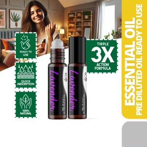 Eco Love Philippines - LAVENDER Pre-Diluted Essential Oil Roller Bottles | 10ml Aromatherapy On-The-Go