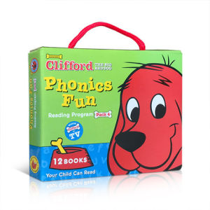 Clifford S Phonics Fun Pack 4 (ชุดหนังสือ12เล่ม) หนังสือปกอ่อนโดยหนังสือภาษาอังกฤษดั้งเดิมของนอร์แมนบริดเวลล์