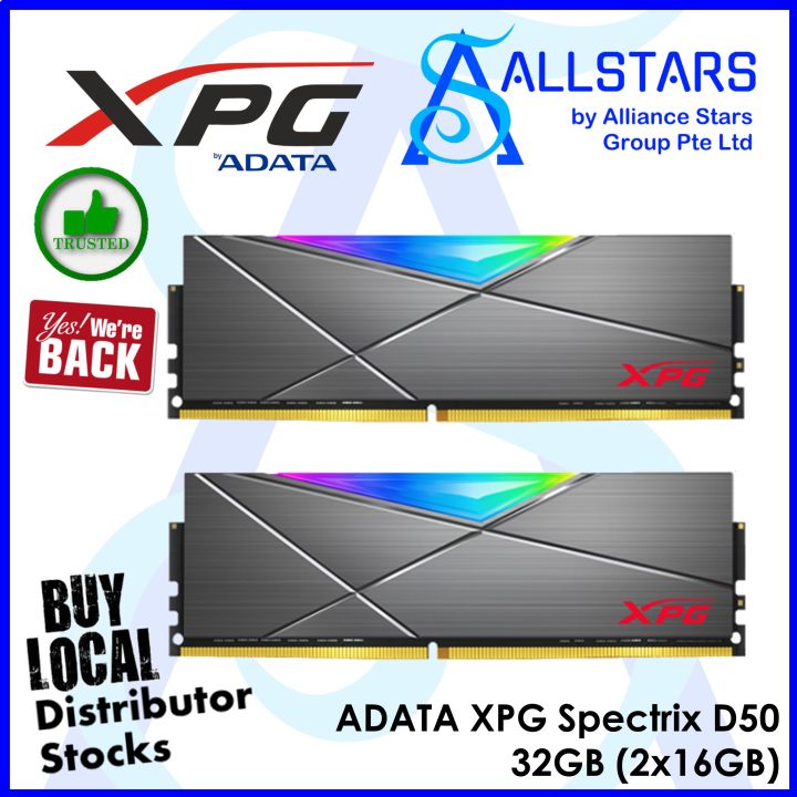 (ALLSTARS : We are Back) ADATA XPG Spectrix D50 (Black / DT50) 32GB ...