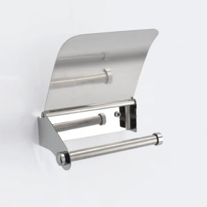 Stainless Steel Roll Paper RackWall Mounted Design for Kitchen and Bathroom Use