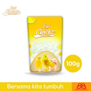 Exvi Chicks Vitamin anak ayam yang membantu pertumbuhan penggemukan dan imunitas anak ayam secara bersama-sama 100gram dan 250gram