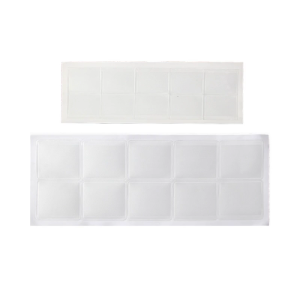 Necklace Display Cards Clear Chain Sleeve Self Adhesive Display Pockets Packaging Supplies for Cards