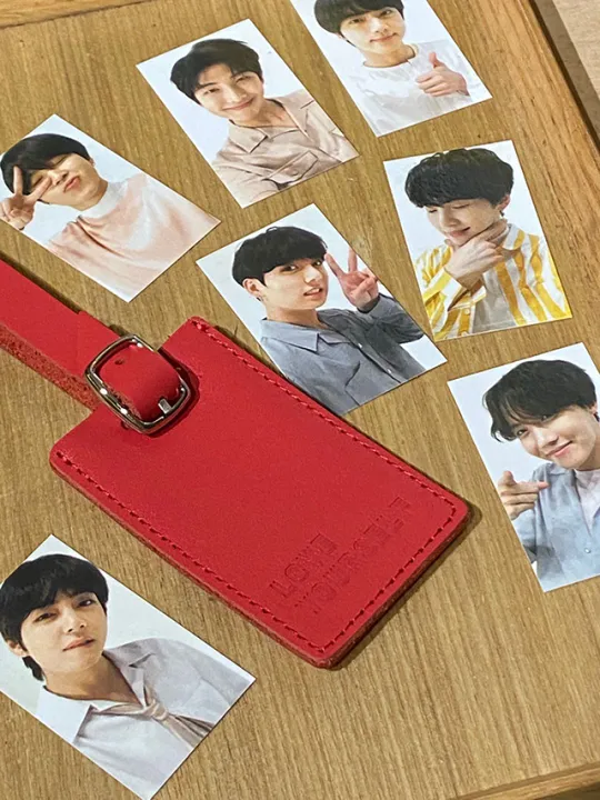 その他 BTS love yourself luggage tag j-hope BTS Love Yourself Luggage Tag + Photo Set ( 7pcs ) - Lazada