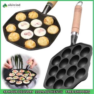 Sikiwind 14 Holes Baking Forms Pan Non Stick Home Cooking Baking Forms Tray Cooking Grill Baking Pan Octopus Ball Baking Tray Kitchen Tools