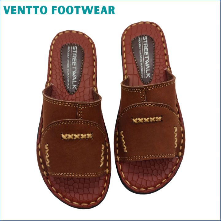 Ventto Footwear Marikina Sandals for Women Hand Crafted Hand-Sewn Leather  Sandals For Ladies Slip On Leather Slippers for Adult Women Sale