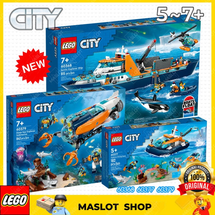 Lego city big online boat