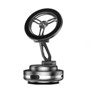 Portable Secure Magnetic Car Phone Bracket Holder with Vacuum Suction for Navigation Video Calls Safe Driving Experience