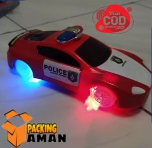 ( BISA COD ) PROMO MAINAN ANAK MOBIL POLISI BAN NYALA MUSIK LED / POLISI CAR