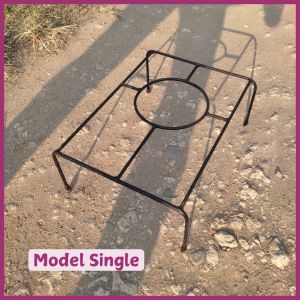 Tungku kompor rinnai kompor gas 1 & 2 tungku / rangka besi tangkringan kompor rinai double & single