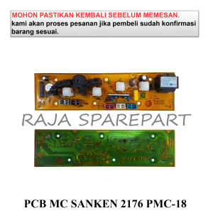 PMC-18 4 TOMBOL / MODUL MESIN CUCI / PANEL / PCB MESIN CUCI SANKEN 2176 PMC-18