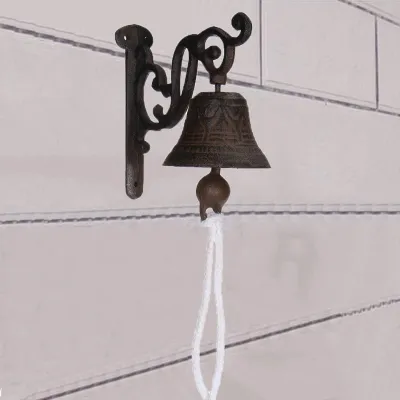 Cast Iron Door Bell Traditional Vintage Metal Wall M