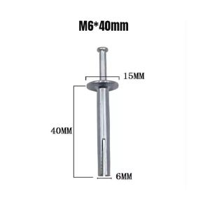 M6 M8/Strike Anchor/ Concrete Anchor/Expansion Bolt/Hammer Strike Pin Drive 10Pcs/Set