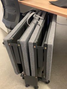 Giường Gấp Văn Phòng Gấp Gọn Rộng 70cm Có Bánh Xe Đẩy Di Chuyển Dễ Dàng- Oai Homes