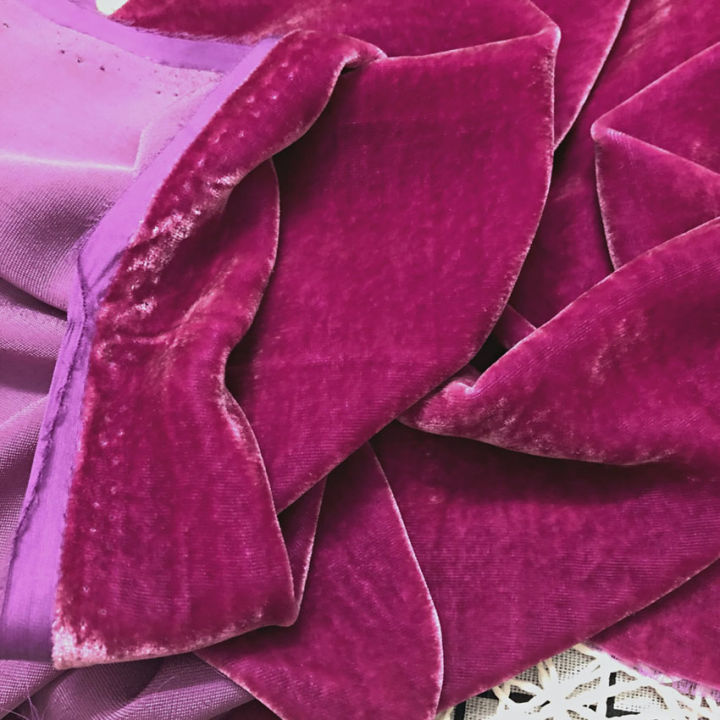 Đầm lụa tơ tằm hồng hoa cúc | O'TINA