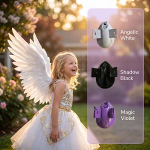 YOUSHI TOP Automatic Electric Wing Opener Device Cosplay Prop DIY Angel Wings Simulated Angels Wearable Butterfly Wing Device Birthday Party