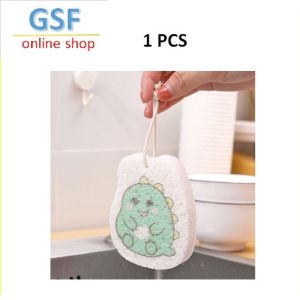 2566 Compressed Absorbent Cartoon Sponge