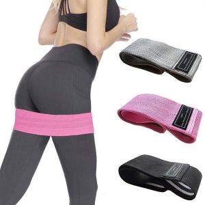 MELEDE Exercise Resistance Bands for Legs and Butt Thicken Anti-Slip & Roll Workout Booty Bands Mini Hip Circle Loop Sliders Fitness Thigh Glute Bands