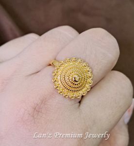 Cincin Emas Nusantara Seperti Emas 24 Karat Titanium 24K