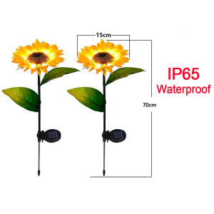 IP65 Waterproof Solar Sunflower Lights Outdoor for Courtyard garden solar light 太阳能灯