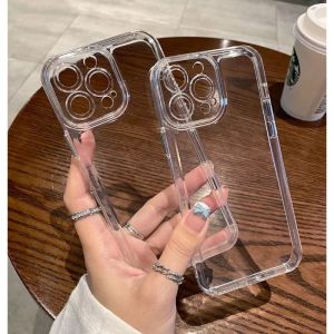 SoftCase Casing SAMSUNG A52 4G/5G/A52S  Silikon Bening Transparan Pelindung Belakang Hp Camera Full Caret