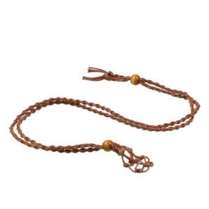 UMBRAULI Braided Necklace Cord Hand-woven DIY Crystal Necklace Holder Empty Stone Holder Wax Rope Braided Necklace Cord Bracelet